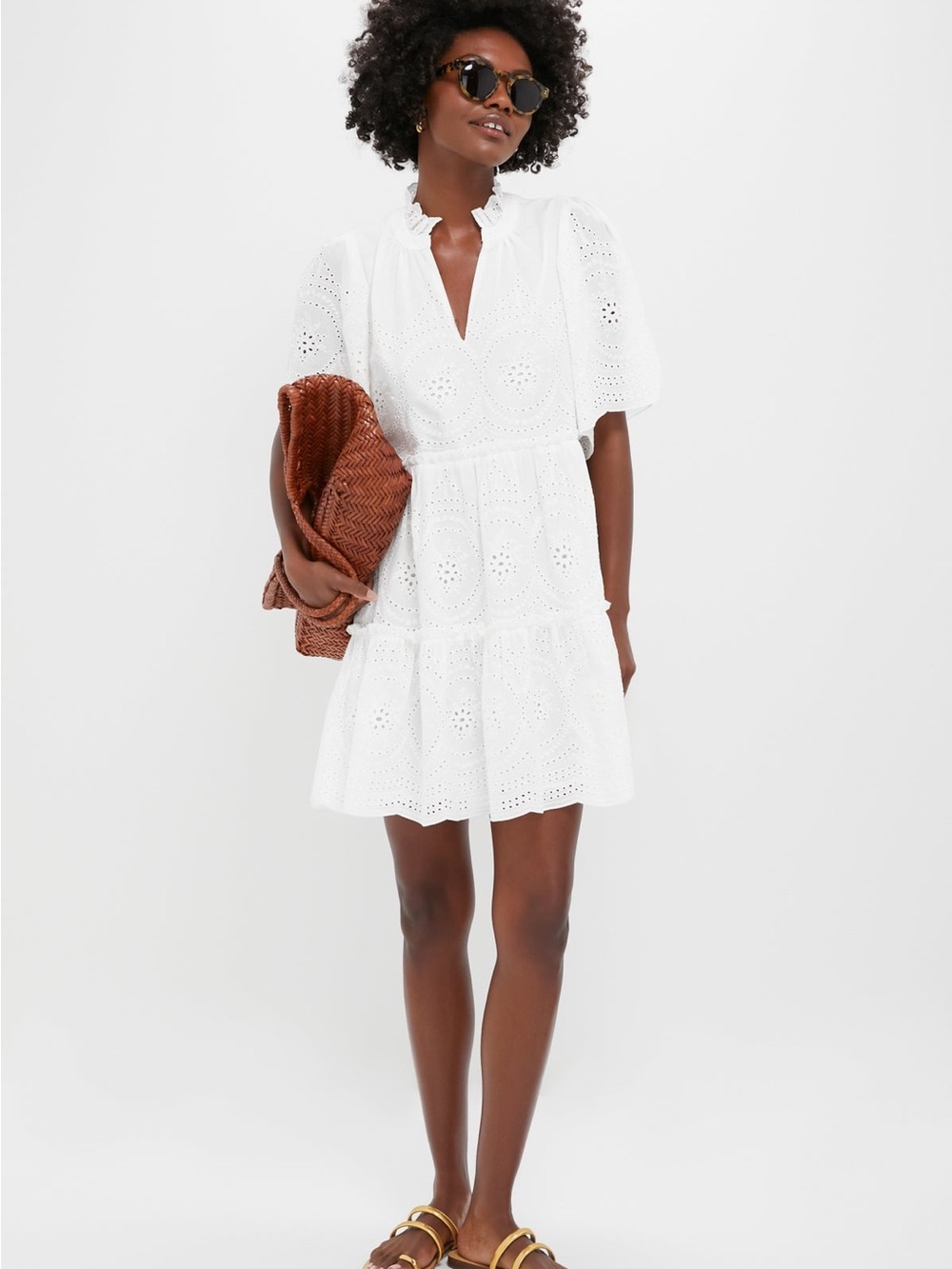 Tuckernuck White Eyelet Crawford Lace Mini Dress - Picture 4 of 12